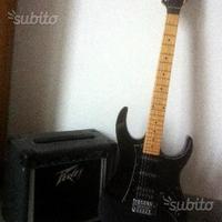 Chitarra elettrica vester con amplificatore