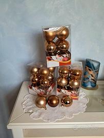 Set decorazioni Natale oro