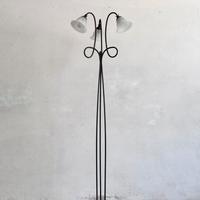 Piantana in ferro battuto lampada da terra 3 luci