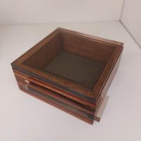 Scatola portagioie legno e plexiglas 
