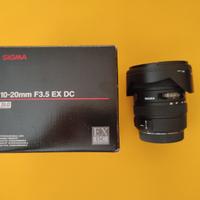 Sigma 10-20 f3.5 EX DC per Canon EF