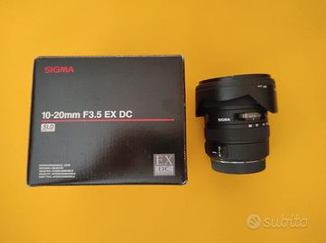 Sigma 10-20 f3.5 EX DC per Canon EF