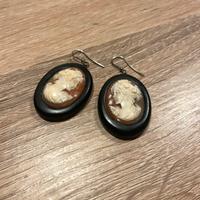 Orecchini vintage con cameo