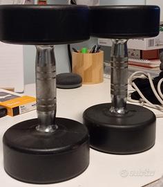 coppia manubri 10 kg(consegna solo su Roma)