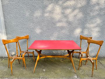 Sedie Tavolo Ico Parisi anni 50 Collezione