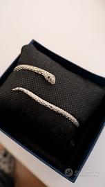 Bracciale in argento 925 a forma di serpente 