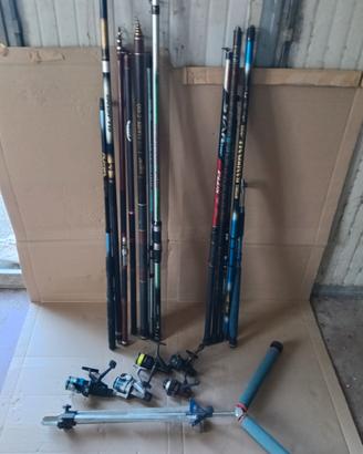 canne e mulinelli da pesca 