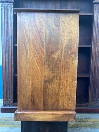 Mobile Portabottiglie in Legno Massello 1 Casseto