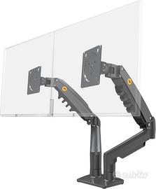 Supporto 2 Monitor LCD LED VESA Fino 2 x 9kg