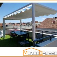 Pergola Playa gazebo 5x5 tettoia copertura box