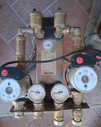 scambiatore acqua camino-caldaia