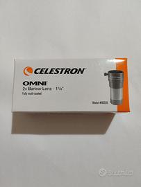 LENTE DI BARLOW CELESTRON OMNI 2X (NUOVO)