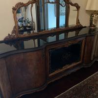 credenza classica con specchiera intagliata – radi