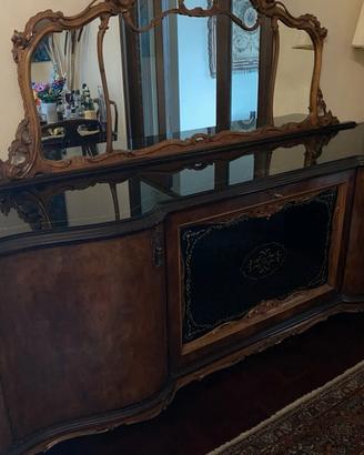 credenza classica con specchiera intagliata – radi
