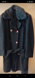 cappotto lana grigio scuro tg 46 come nuovo 