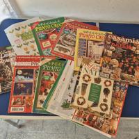 11 Vari Libri Punto Croce