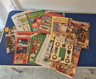 11 Vari Libri Punto Croce