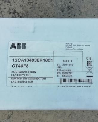 Sezionatore 8p 40a - abb ot40f8