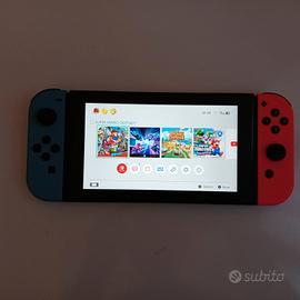 Nintendo switch+animal crossing+custodia+garanzia 