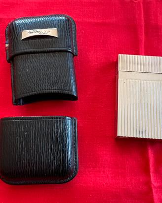 ACCENDINO ST DUPONT GUILLOCHÉ ARGENTO