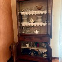 Credenza vetrina antica piattaia
