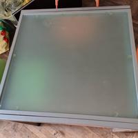 tavolo quadrato in vetro temperato 