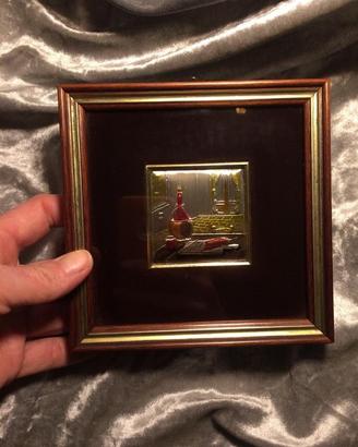 Quadro ARGENTO 925 Fiaschetto e salame