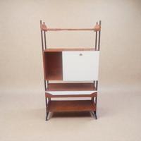 Libreria svedese  originale anni 70 con cassetti e