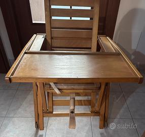 Seggiolone legno