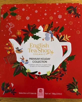 Scatola di latta VUOTA the english tea shop rossa