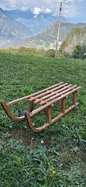 slittino neve vintage originale 
