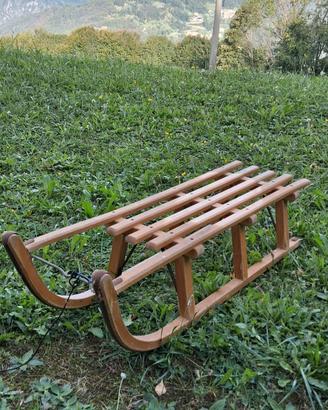 slittino neve vintage originale 