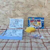 Gioco di pittura con tigre da colorare CreArt