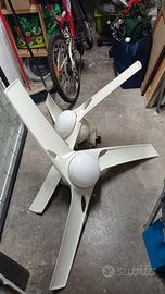 Lampadario con ventola e telecomando