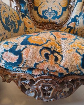 Poltrona stile barocco