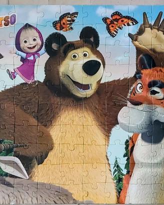 puzzle masha e orso lisciani 120 pezzi 