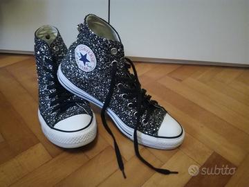 Converse alte nere clearance 40