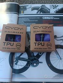 2 camera d'aria 27,5"(1.95- 2.6) TPU nuove 60gr