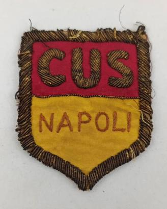 Toppa ricamata CUS Napoli Centro universitario Spo