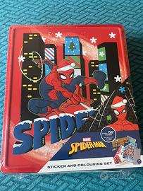 Stickers and colouring set Spiderman