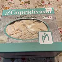 Copridivano 2 posti colore panna MARYA MARZOTTO