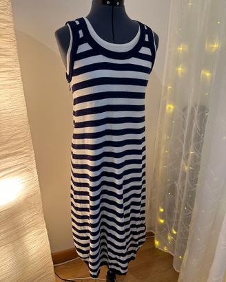 Vestito in cotone senza maniche
