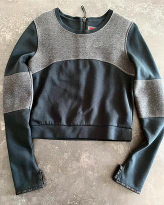 Felpa donna Nike cropped (corta in vita) taglia S