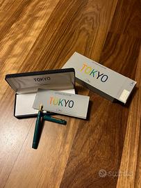 Omas Tokyo stilografica pennino in oro