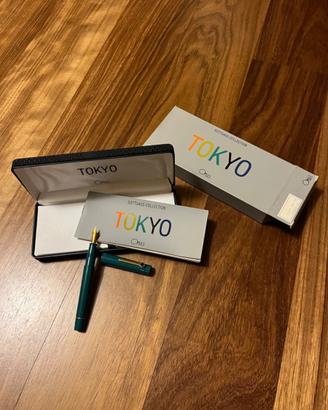 Omas Tokyo stilografica pennino in oro