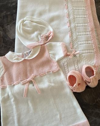 Completo nascita neonata Petit nuovo con erichette