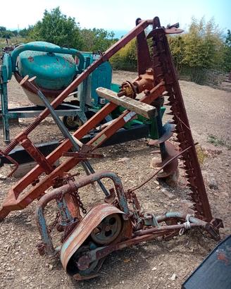  barra falciatrice  per  retro trattori