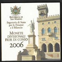 SanMarino - Monete Divisionali FDC ms66 2006