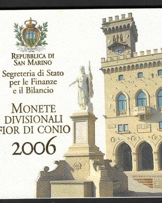 SanMarino - Monete Divisionali FDC ms66 2006