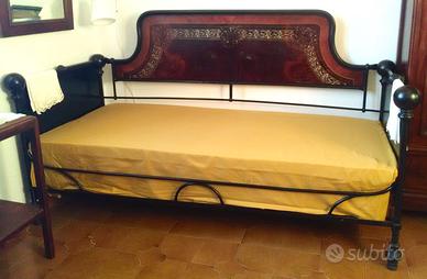 DIVANO LETTO LIBERTY IN FERRO BATTUTO